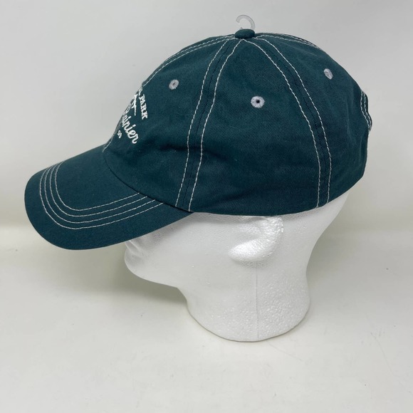 Prarie Mountain Unisex VTG Adjustable Hat Mt Rainer Embroidered Dark Green OS - Picture 7 of 7